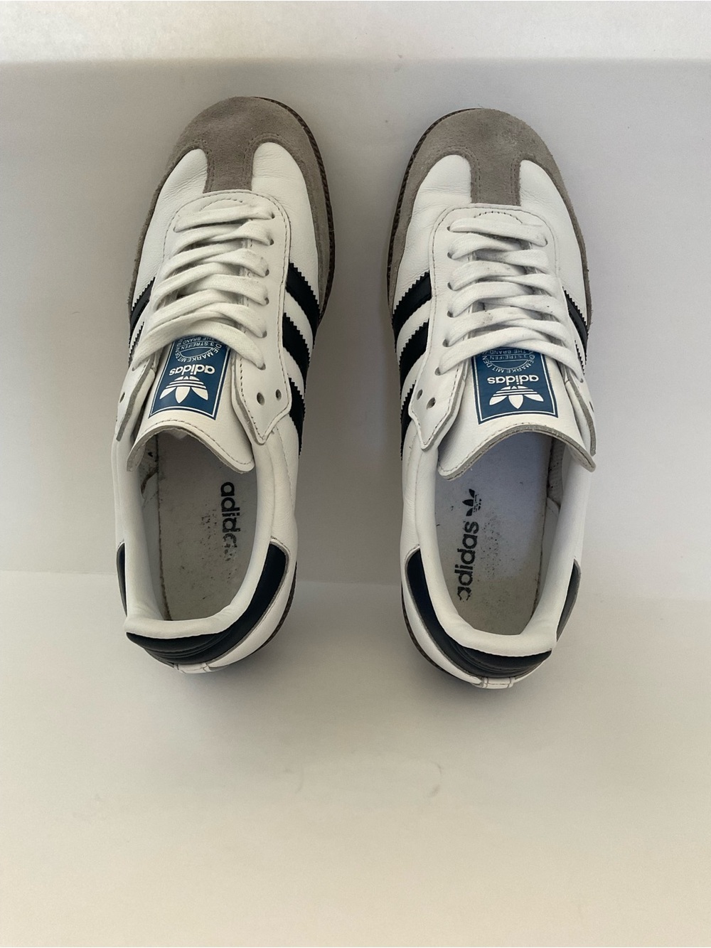 Adidas Women’s OG Sambas White/ Core Black Size5 1/2